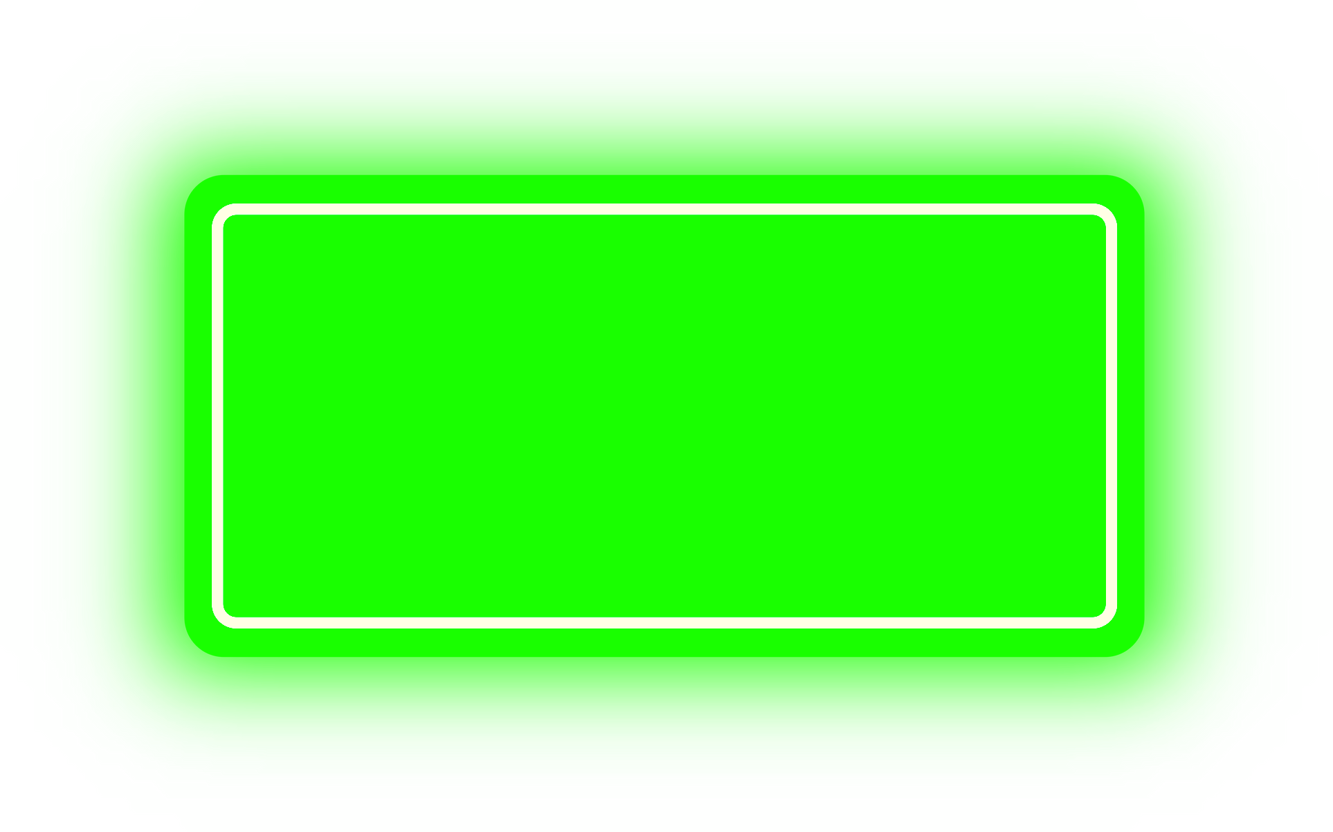 Neon Green Rectangle Banner, Neon Rectangle